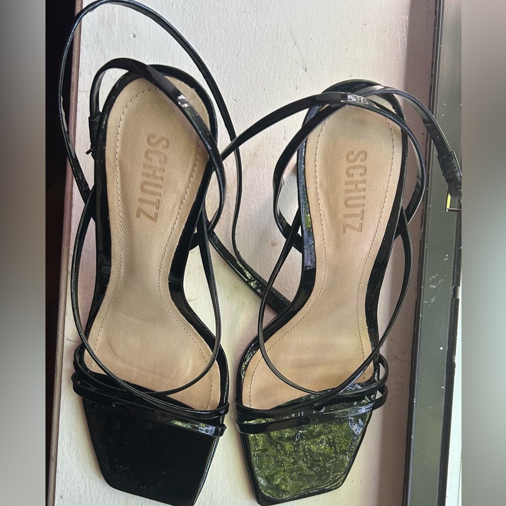 schutz bari sandal black